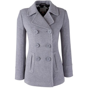 grey pea coat